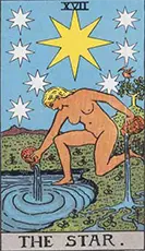 Rider Waite Tarot Deck - The Star